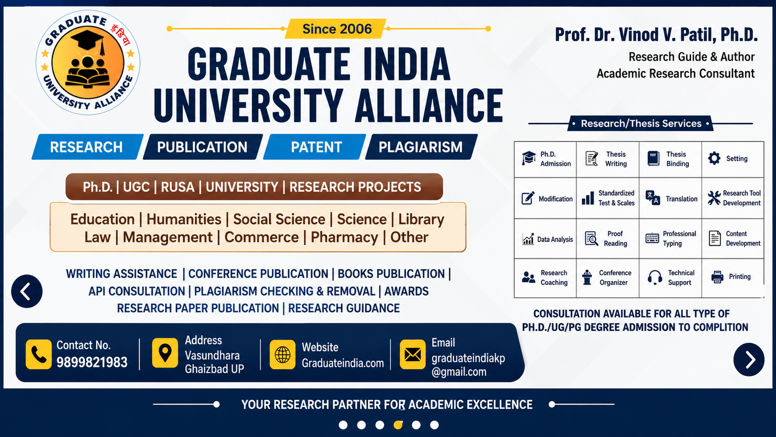 Research, Thesis Services